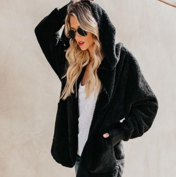 Vici Jackets & Blazers - VICI coziest knit cardigan BLACK